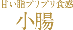 甘い脂プリプリ食感　小腸